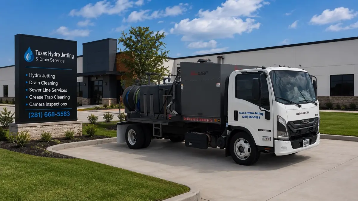 Commercial Hydro Jetting service Commercial Hydro Jetting service image for Texas Hydro Jetting & Drain