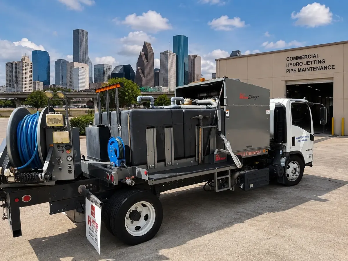Drain cleaning project for Pasadena commercial property